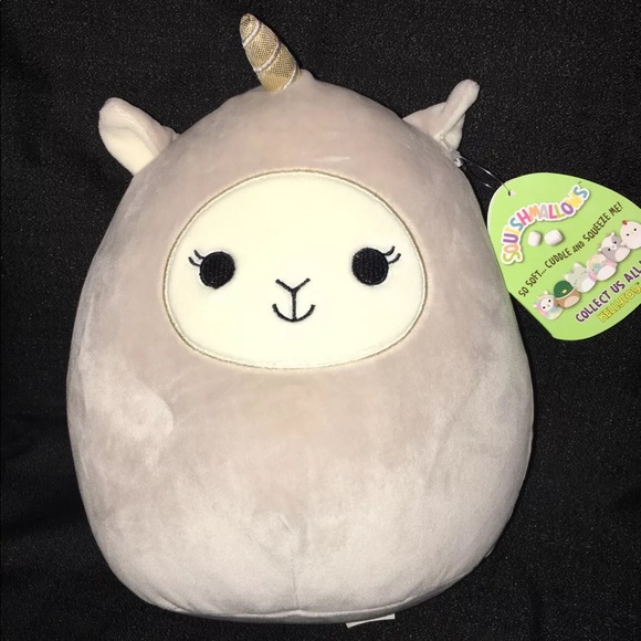 Squishmallows Toys 8 Squishmallow Libby The Grey Unicorn Llama